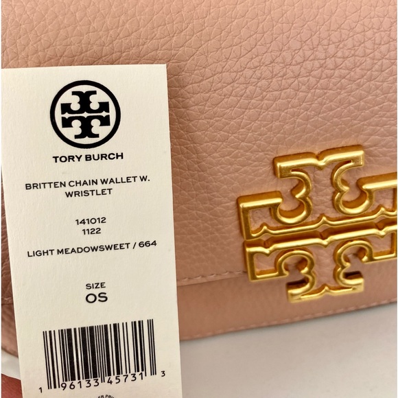 🎊SOLD🌸NEW🌸Tory Burch Britten chain wallet with wristbands for carry/crossbody - Picture 15 of 15